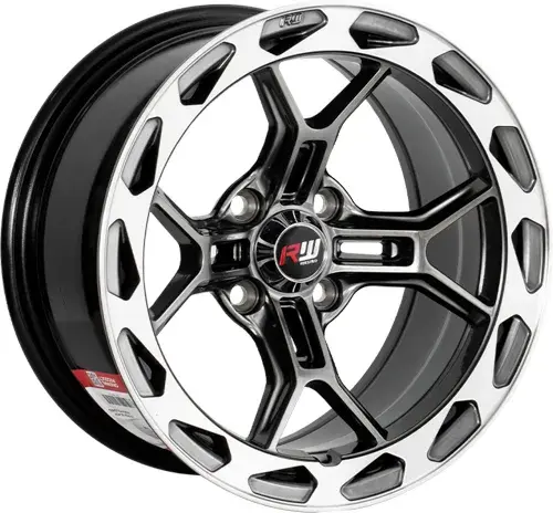 14X7 100X4 ET-5 CB73.1 BLACK MACHINE/RING POLISH - 1