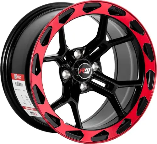 14X7 100X4 ET-5 CB73.1 BLACK MACHINE/RING POLISH - 1