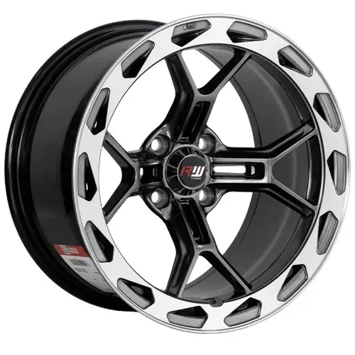 14X7 100X4 ET-5 CB73.1 BLACK MACHINE/RING POLISH - 1