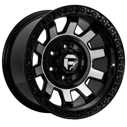 17X9 135/139.7X12 ET-5 CB106.1 BLACK MACHINE - 1