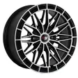 17X8 139.7X6 ET25 CB110.5 SMATE BLACK MACHINE