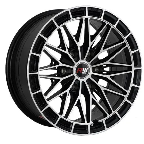 17X8 139.7X6 ET25 CB110.5 SMATE BLACK MACHINE - 1