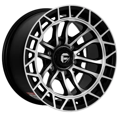 17X9 139.7X6 ET0 CB110.5 SMATE BLACK MACHINE/RING SMATE POLISH - 1