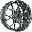 18X8 114.3X5 ET33 CB73.1 DARK GUN METAL MACHINE