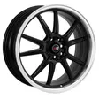 17X7.5 100/114.3X8 ET42 CB73.1 SMATE BLACK/LIP POLISH