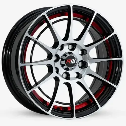 14X6 100/114.3X8 ET35 CB73.1 SILVER MACHINE/UNDERCUT - 1