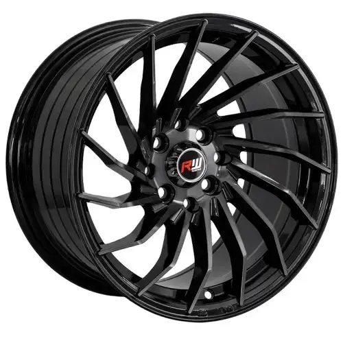 15X8 100/114.3X8 ET20 CB73.1 BLACK MACHINE - 1