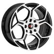 15X7 100/114.3X8 ET35 CB73.1 BLACK MACHINE