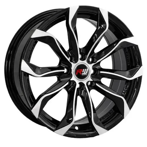 16X7 100/114.3X8 ET40 CB73.1 BLACK MACHINE - 1