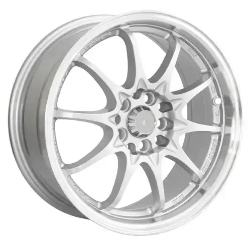 16X7 100/114.3X10 ET38 CB73.1 BLACK/LIP POLISH - 1
