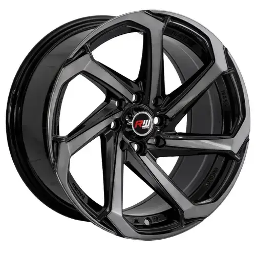 16X8 100/114.3X8 ET20 CB73.1 BLACK MACHINE - 1