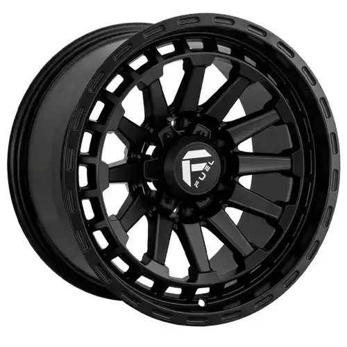 17X9 139.7X6 ET-12 CB110.5 SMATE BLACK MACHINE/LIP SMATE BLACK - 1