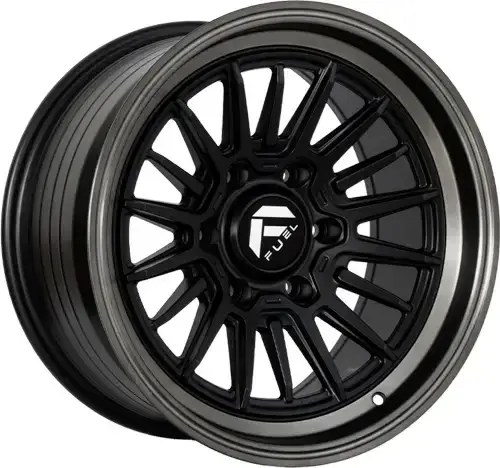 17X9 139.7X6 ET0 CB110.5 SMATE BLACK/SMATE LIP POLISH - 1