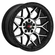 17X8 114.3X5 ET-5 CB73.1 SMATE BLACK MACHINE/RING SMATE BLACK
