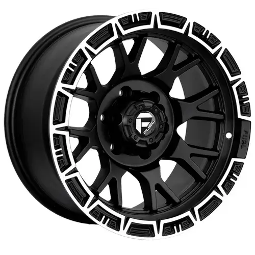 17X9 135X6 ET-5 CB87.1 SMATE BLACK/RING SMATE POLISH - 1