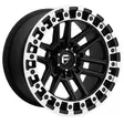 17X9 135X6 ET-5 CB87.1 SMATE BLACK/RING SMATE POLISH/RIVET BLACK