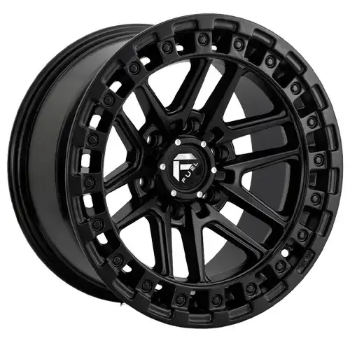 17X9 135X6 ET-5 CB87.1 SMATE BLACK/RING SMATE POLISH/RIVET BLACK - 1