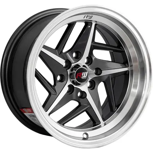 14X7 100/108X8 ET-10 CB73.1 BLACK/LIP POLISH - 1