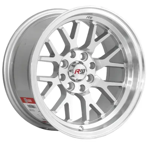 14X7 100/114.3X8 ET-5 CB73.1 BLACK MACHINE/LIP POLISH - 1