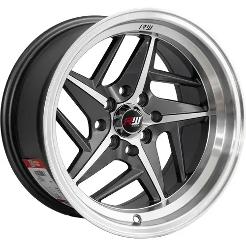14X7 100/108X8 ET-10 CB73.1 BLACK/LIP POLISH - 1
