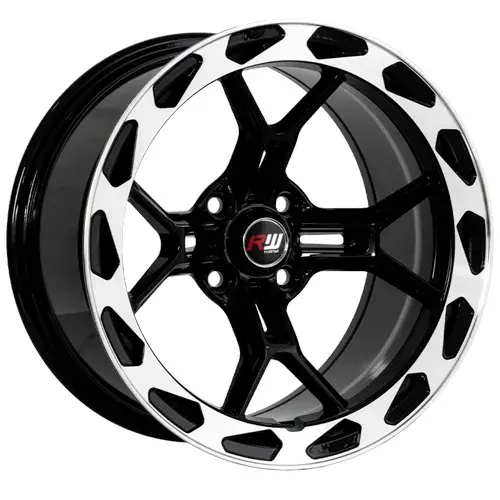 14X7 100X4 ET-5 CB73.1 BLACK MACHINE/RING POLISH - 1
