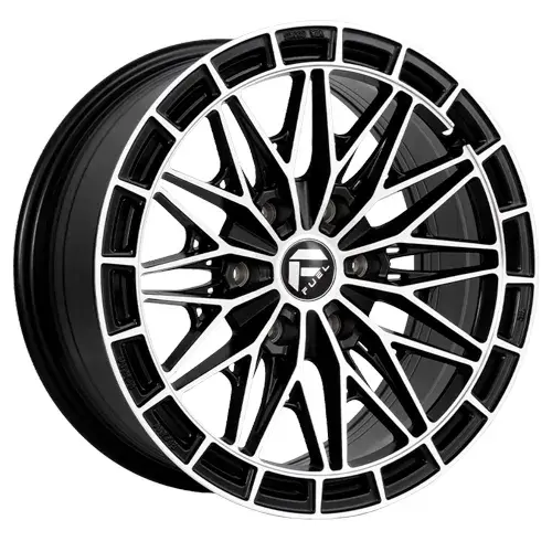 17X8 130X6 ET25 CB74.6 SMATE BLACK MACHINE - 1