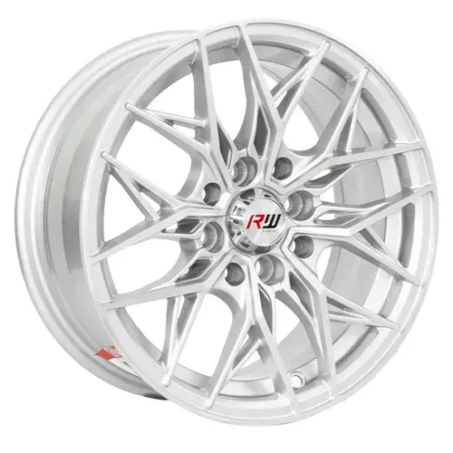 14X6 100/114.3X8 ET25 CB73.1 SILVER MACHINE - 1