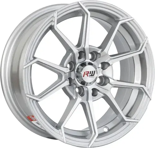 14X6 100/108X8 ET25 CB73.1 SILVER MACHINE - 1