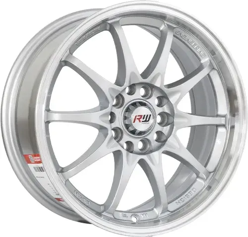 16X7 108/114.3X10 ET35 CB73.1 SILVER/LIP POLISH - 1
