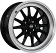 16X7.5 100/114.3X8 ET25 CB73.1 SMATE BLACK/SMATE LIP POLISH
