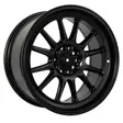 17X8.5 108/114.3X10 ET22 CB73.1 SMATE BLACK