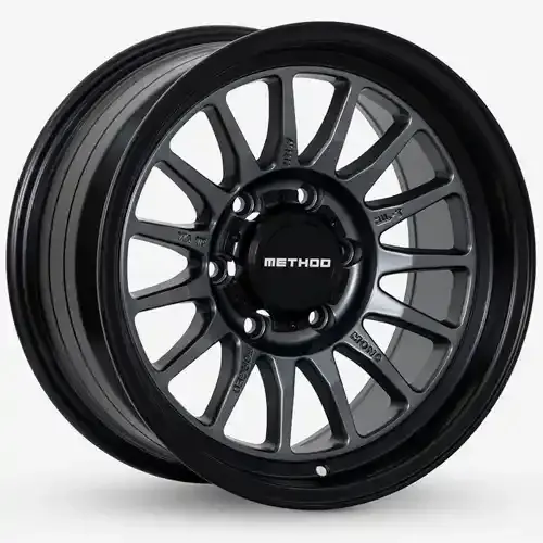 17X8.5 139.7X6 ET0 CB110.5 SMATE DARK GUN METAL/LIP SMATE BLACK - 1