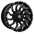 17X9 139.7X6 ET10 CB110.5 SMATE BLACK/MILLING/MILLED DOTS