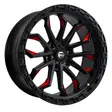 20X9 139.7X6 ET0 CB110.5 SMATE BLACK/SMATE MILLING RED