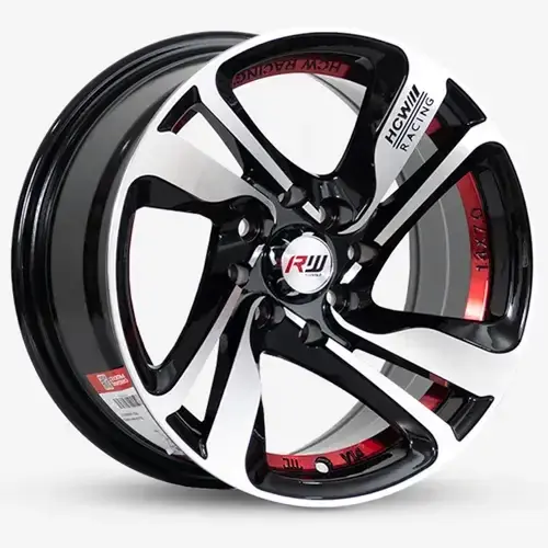 14X7 100X4 ET10 CB73.1 BLACK MACHINE/UNDERCUT RED - 1