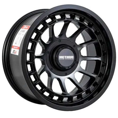 17X9 135/139.7X12 ET-5 CB110.5 SMATE BLACK/MACHINE BLACK - 1