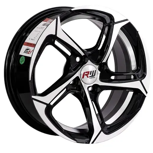 15X6.5 100X4 ET35 CB73.1 BLACK MACHINE/UNDERCUT - 1
