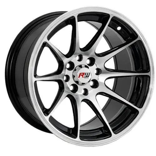 15X8.25 100/108X8 ET0 CB73.1 BLACK MACHINE - 1