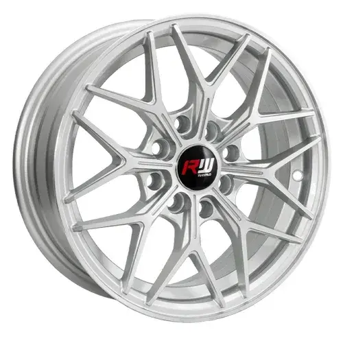 14X5.5 100/114.3X8 ET36 CB73.1 SILVER MACHINE - 1