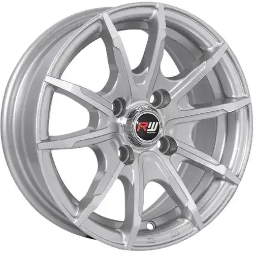 13X5.5 100X4 ET30 CB73.1 SILVER MACHINE - 1