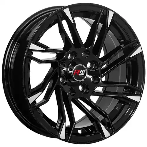 14X7 100/114.3X8 ET20 CB73.1 BLACK MACHINE - 1