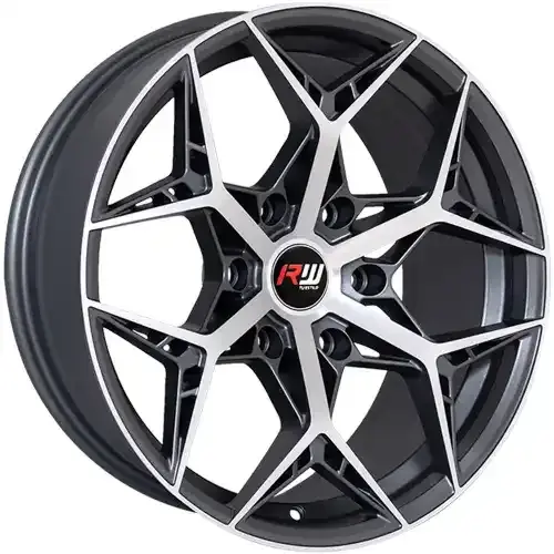 18X8.5 139.7X6 ET35 CB110 SMATE GUN METAL MACHINE - 1