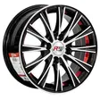 14X6 100X4 ET35 CB73.1 BLACK MACHINE/UNDERCUT RED