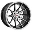 15X8.25 100/114.3X8 ET0 CB73.1 DARK GUN METAL MACHINE