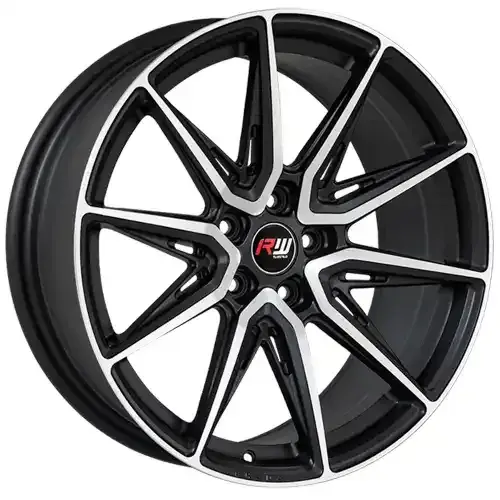 19X9 112X5 ET35 CB66.6 SMATE BLACK MACHINE - 1