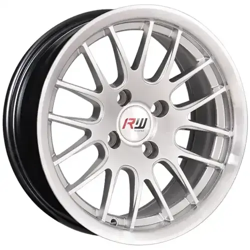 14X7 100X4 ET20 CB73.1 HYPER SILVER/LIP POLISH - 1