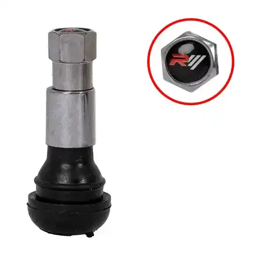 MUÑON SEMICROMADO CAUCHO CON STICKER RW - 1