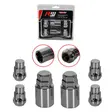 KIT SEGURIDAD CONICA RW 6PCS 35MM 12X1.50 D17-19 CROMADO