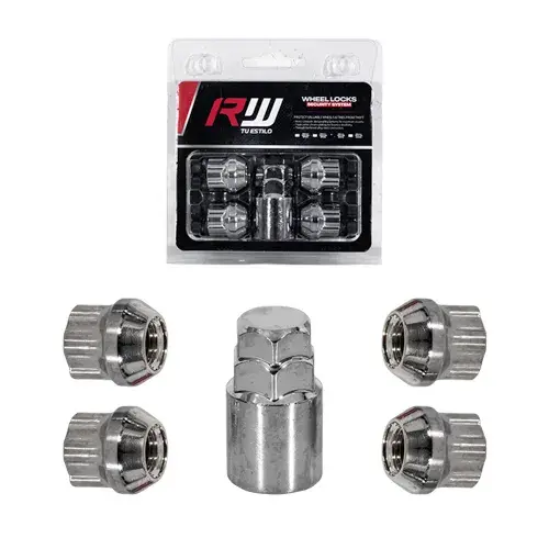KIT SEGURIDAD CONICA RW TU ESTILO 5PCS 22MM 12X1.25 D17-19 - 1