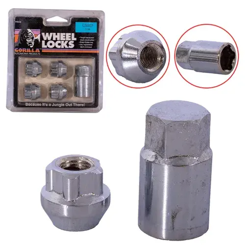 KIT SEGURIDAD GORILLA 7/16 5PCS 21MM NIQUELADO - 1